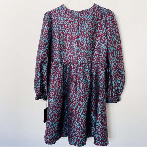 NWT Halogen Atlantic Pacific Leopard Print Dress Sz: M - Picture 2 of 11